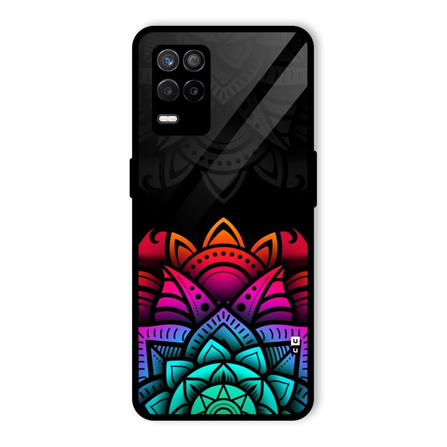 Wonderful Floral Glass Back Case for Realme 8 5G