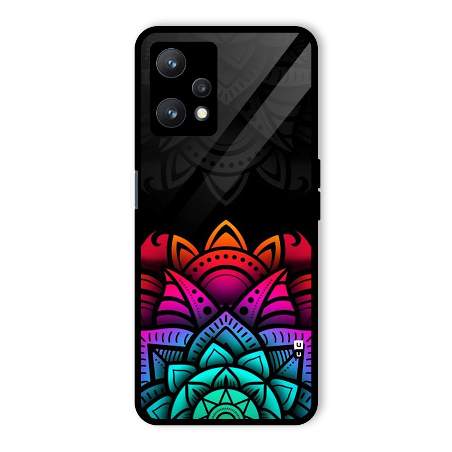 Wonderful Floral Glass Back Case for Realme 9 Pro 5G