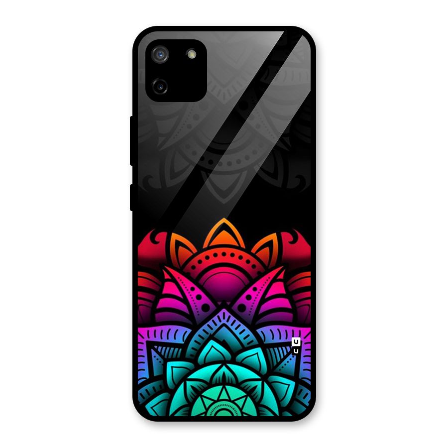 Wonderful Floral Glass Back Case for Realme C11