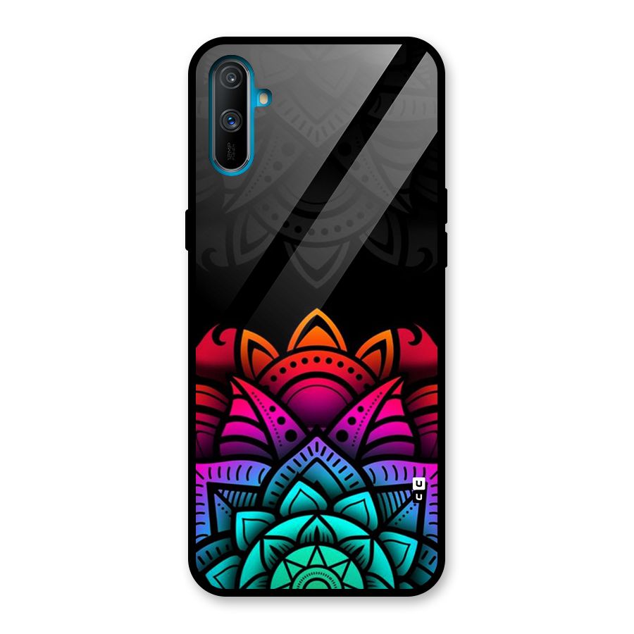 Wonderful Floral Glass Back Case for Realme C3