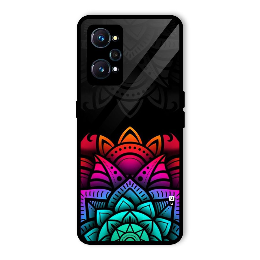 Wonderful Floral Glass Back Case for Realme GT 2