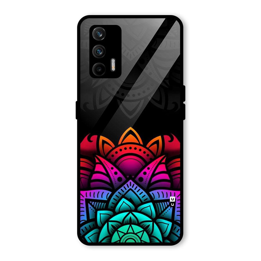 Wonderful Floral Glass Back Case for Realme GT 5G