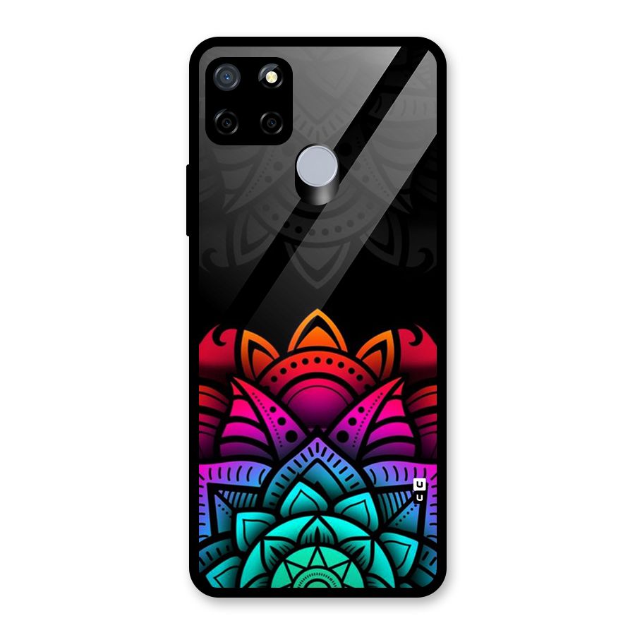 Wonderful Floral Glass Back Case for Realme Narzo 20