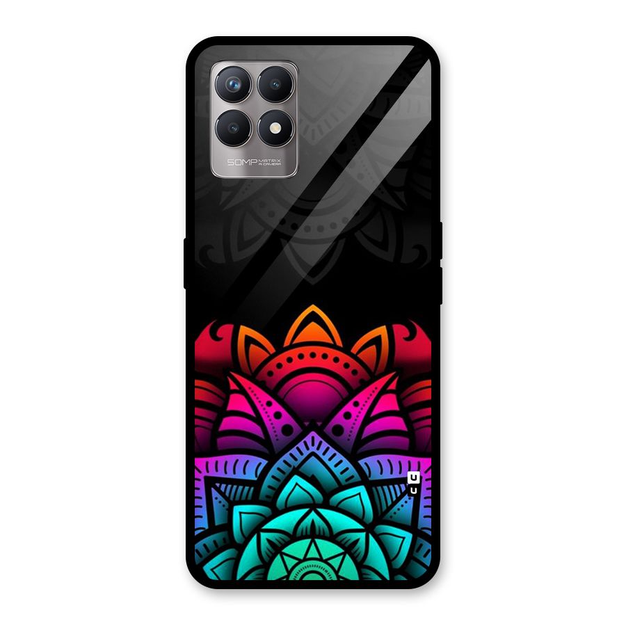 Wonderful Floral Glass Back Case for Realme Narzo 50