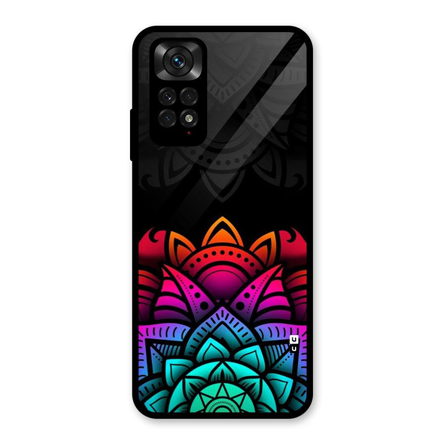 Wonderful Floral Glass Back Case for Redmi Note 11S