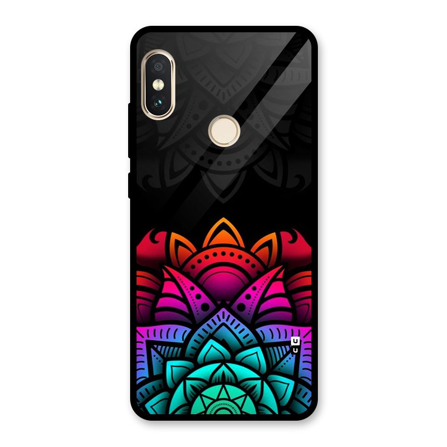 Wonderful Floral Glass Back Case for Redmi Note 5 Pro