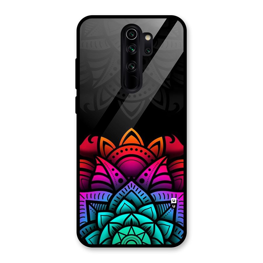 Wonderful Floral Glass Back Case for Redmi Note 8 Pro