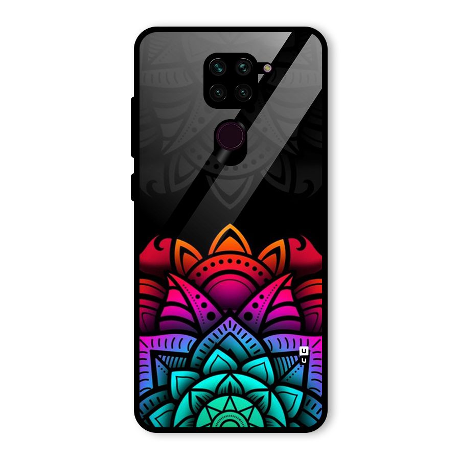 Wonderful Floral Glass Back Case for Redmi Note 9