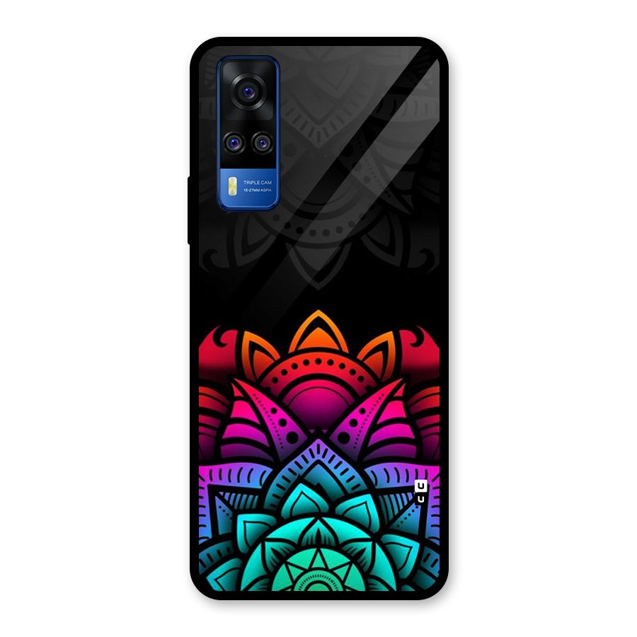 Wonderful Floral Glass Back Case for Vivo Y31
