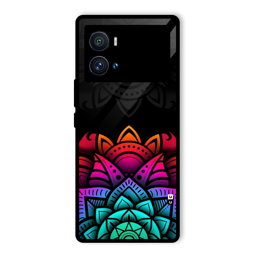 Wonderful Floral Glass Back Case for Vivo iQOO 9 Pro