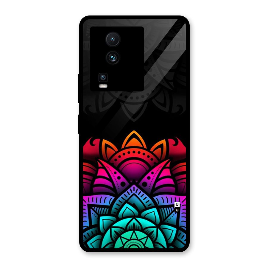 Wonderful Floral Glass Back Case for Vivo iQOO Neo 7