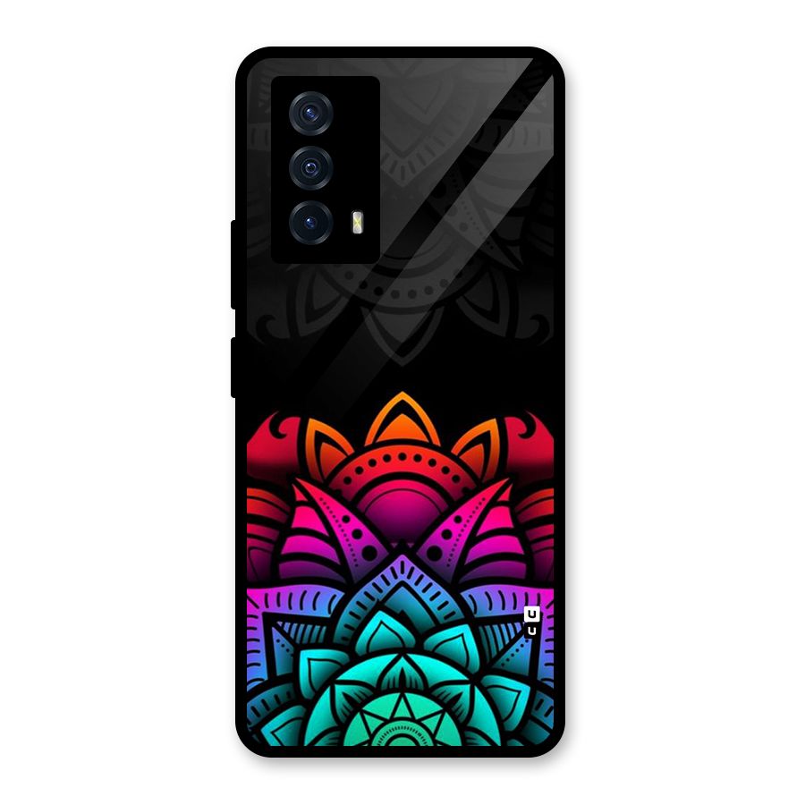 Wonderful Floral Glass Back Case for Vivo iQOO Z5