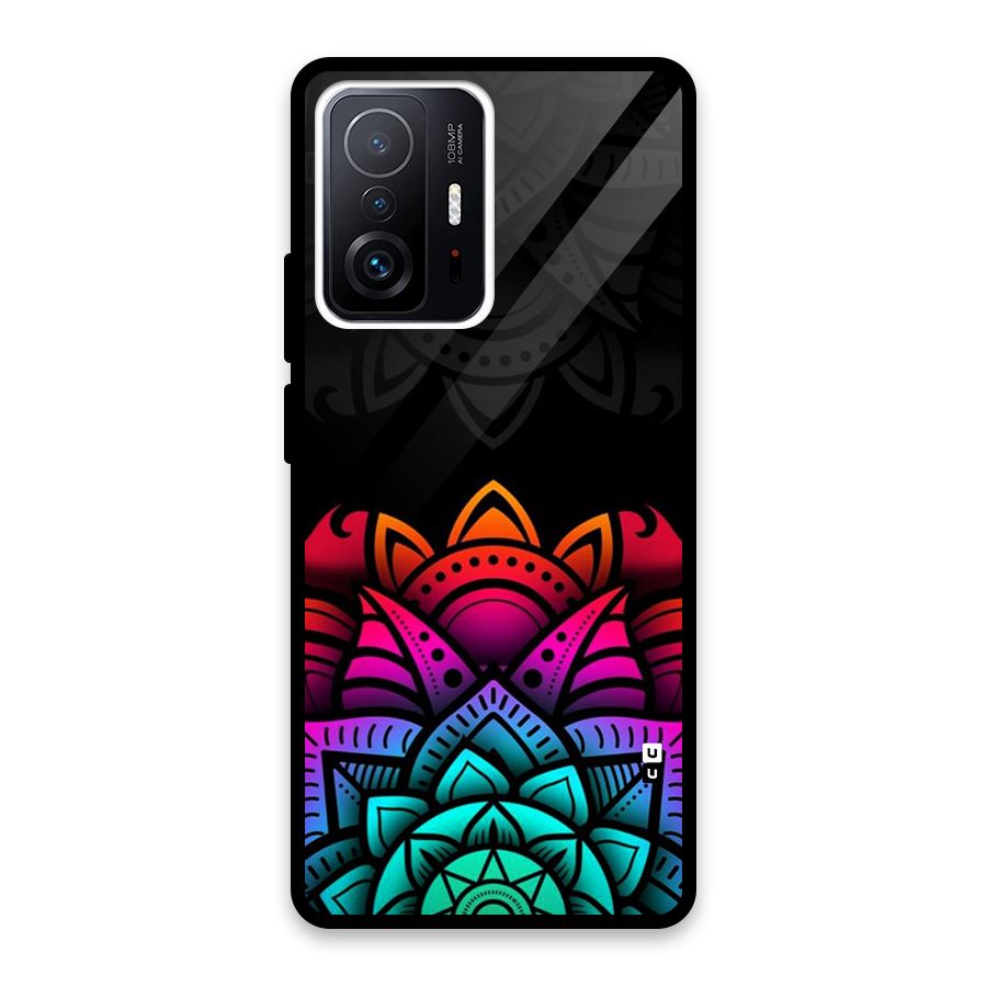 Wonderful Floral Glass Back Case for Xiaomi 11T Pro