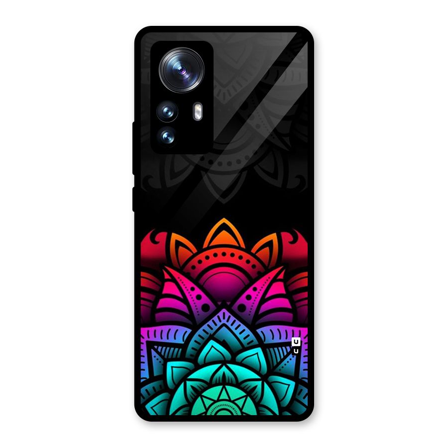 Wonderful Floral Glass Back Case for Xiaomi 12 Pro