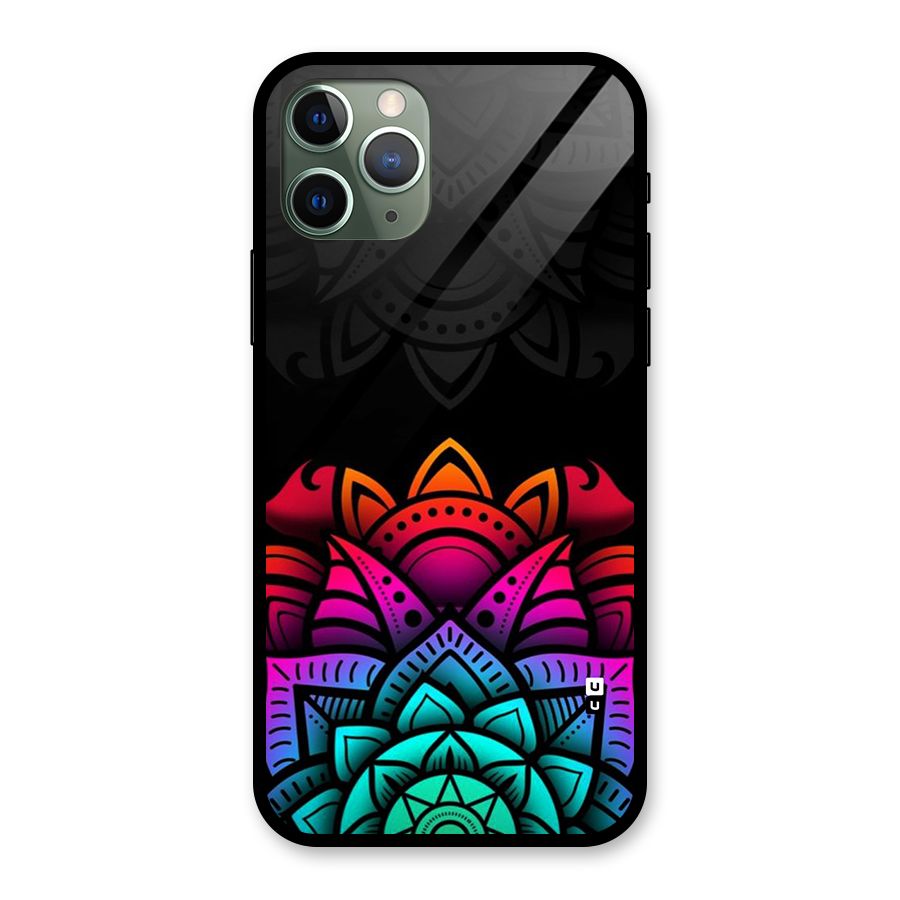 Wonderful Floral Glass Back Case for iPhone 11 Pro