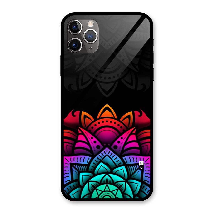 Wonderful Floral Glass Back Case for iPhone 11 Pro Max