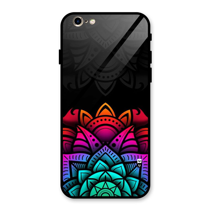 Wonderful Floral Glass Back Case for iPhone 6 6S