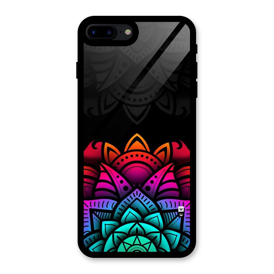 Wonderful Floral Glass Back Case for iPhone 7 Plus