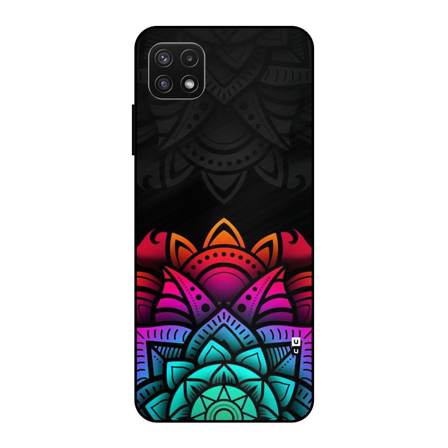 Wonderful Floral Metal Back Case for Galaxy A22 5G