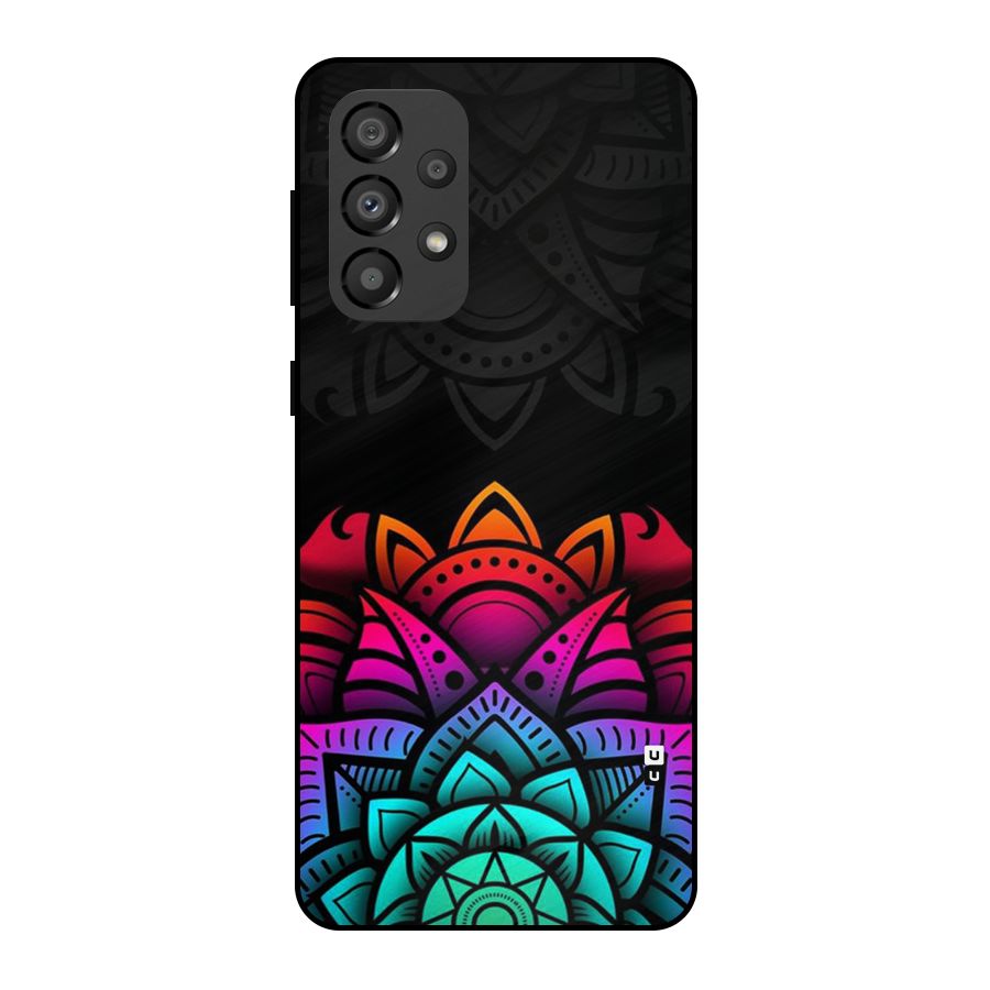 Wonderful Floral Metal Back Case for Galaxy A33 5G