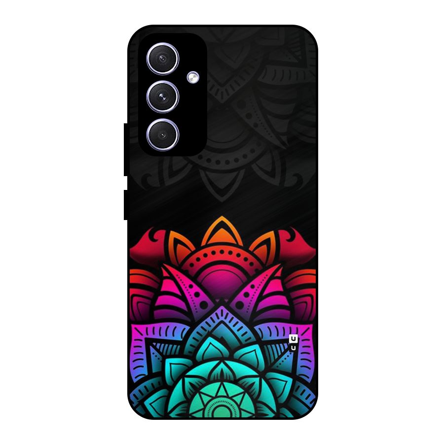 Wonderful Floral Metal Back Case for Galaxy A54