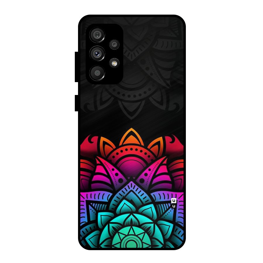 Wonderful Floral Metal Back Case for Galaxy A73 5G