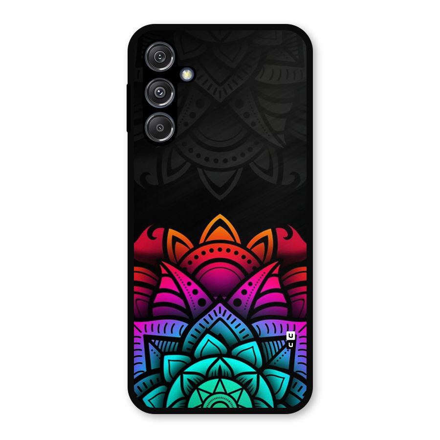 Wonderful Floral Metal Back Case for Galaxy M34 5G