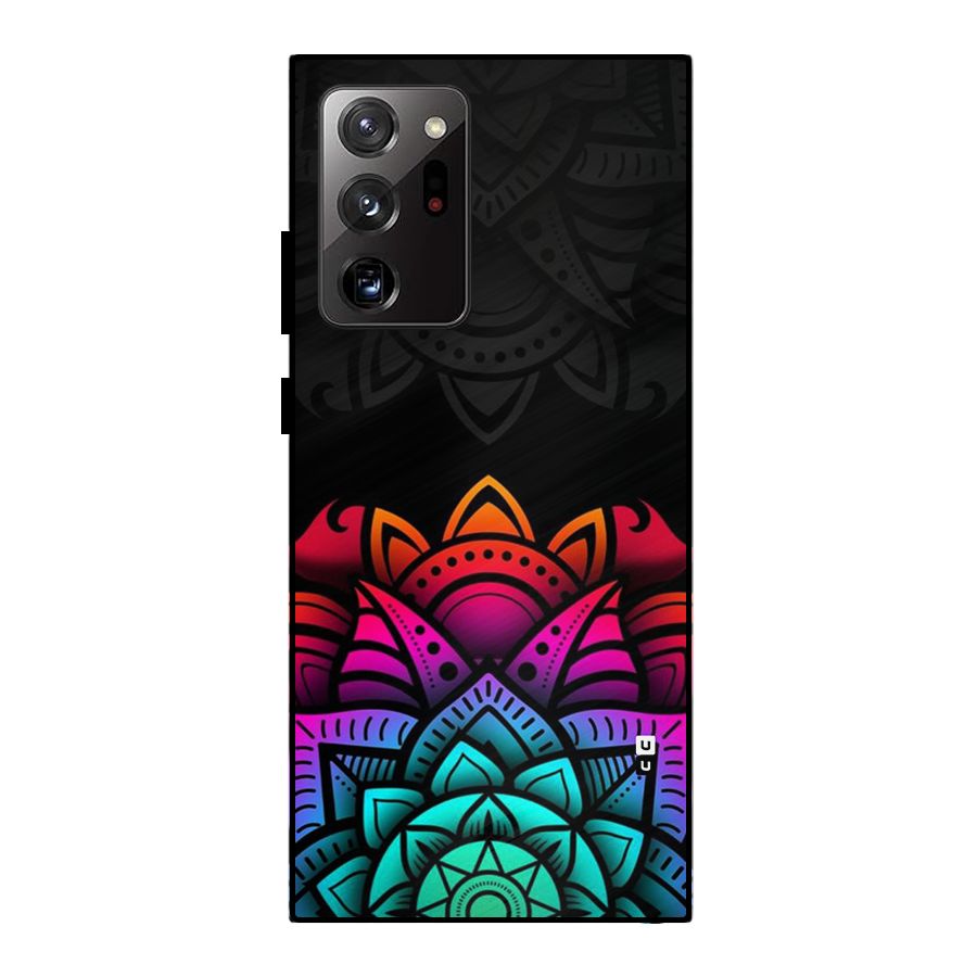 Wonderful Floral Metal Back Case for Galaxy Note 20 Ultra