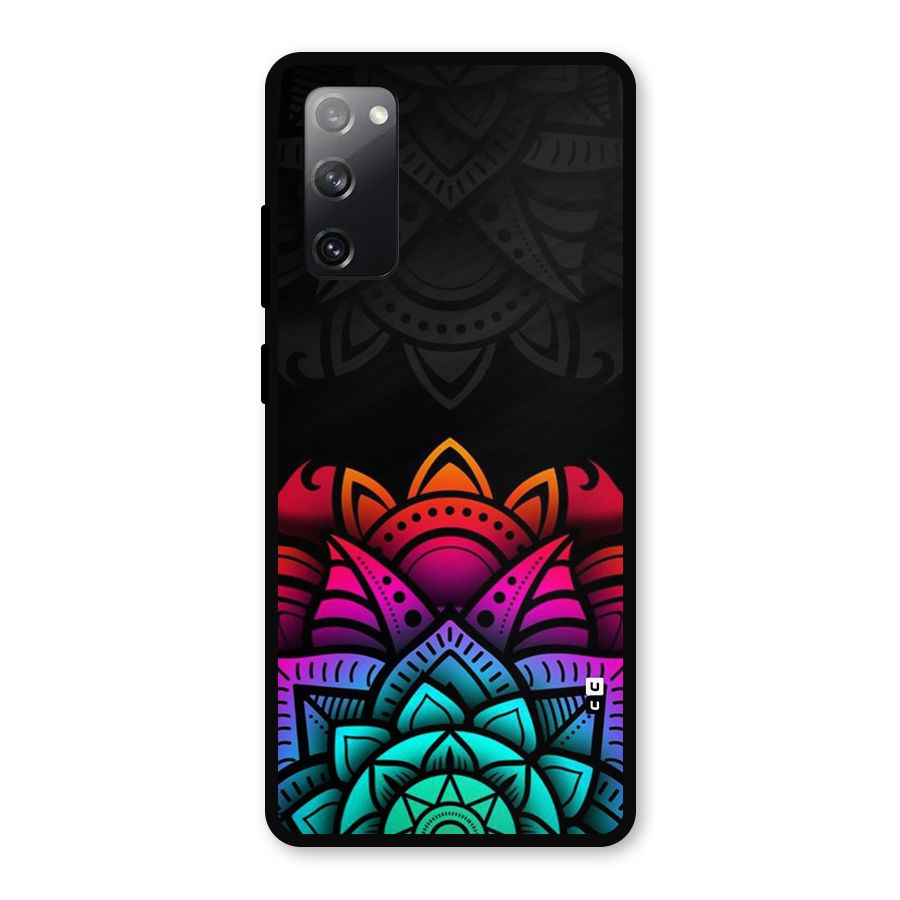 Wonderful Floral Metal Back Case for Galaxy S20 FE 5G