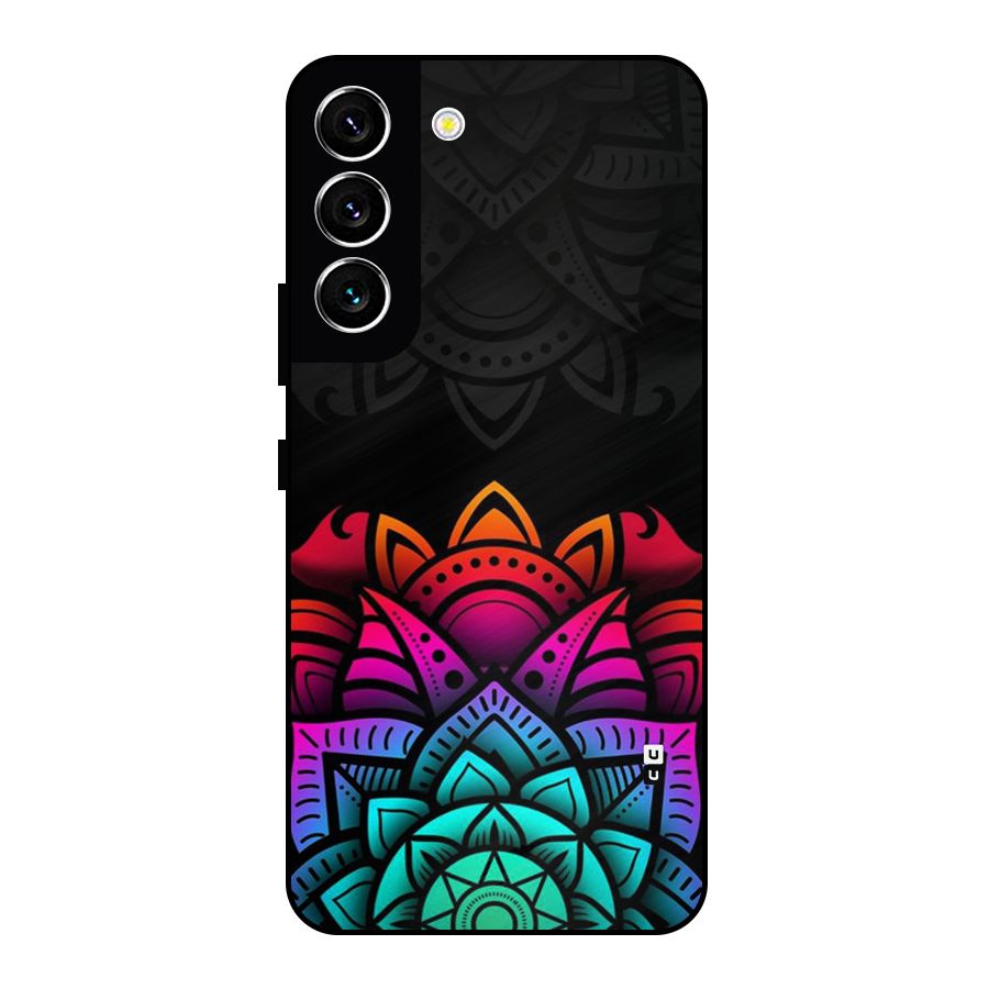 Wonderful Floral Metal Back Case for Galaxy S22 5G