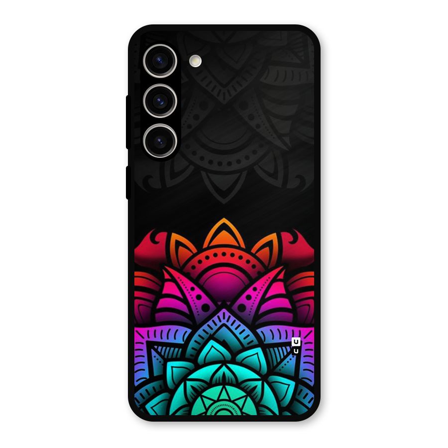 Wonderful Floral Metal Back Case for Galaxy S23 Plus