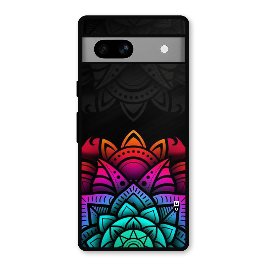 Wonderful Floral Metal Back Case for Google Pixel 7a