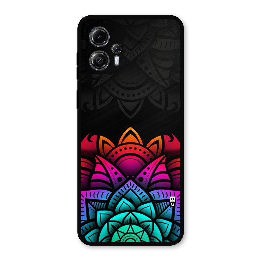 Wonderful Floral Metal Back Case for Moto G13