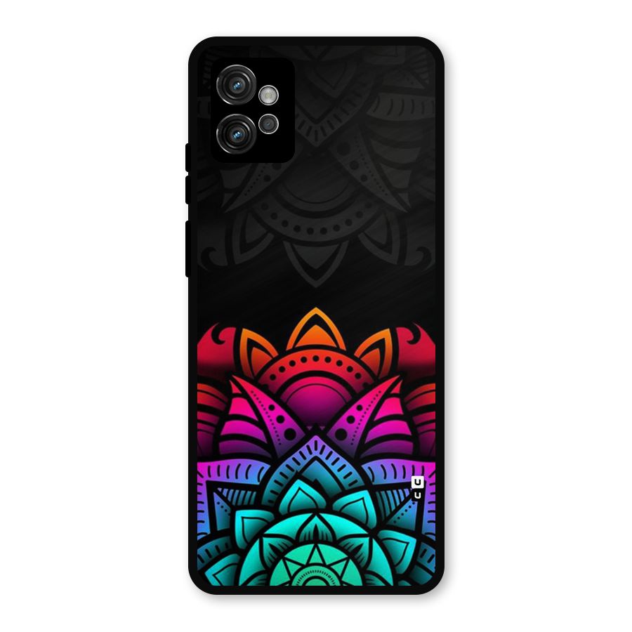 Wonderful Floral Metal Back Case for Moto G32