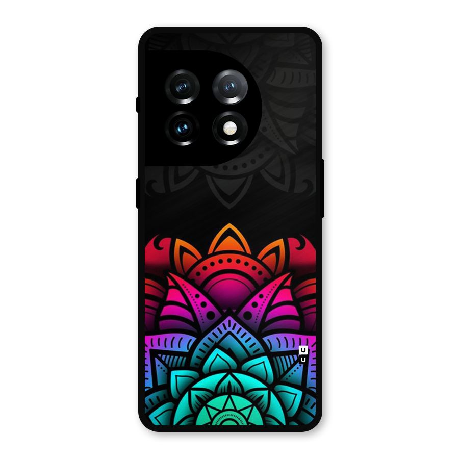 Wonderful Floral Metal Back Case for OnePlus 11
