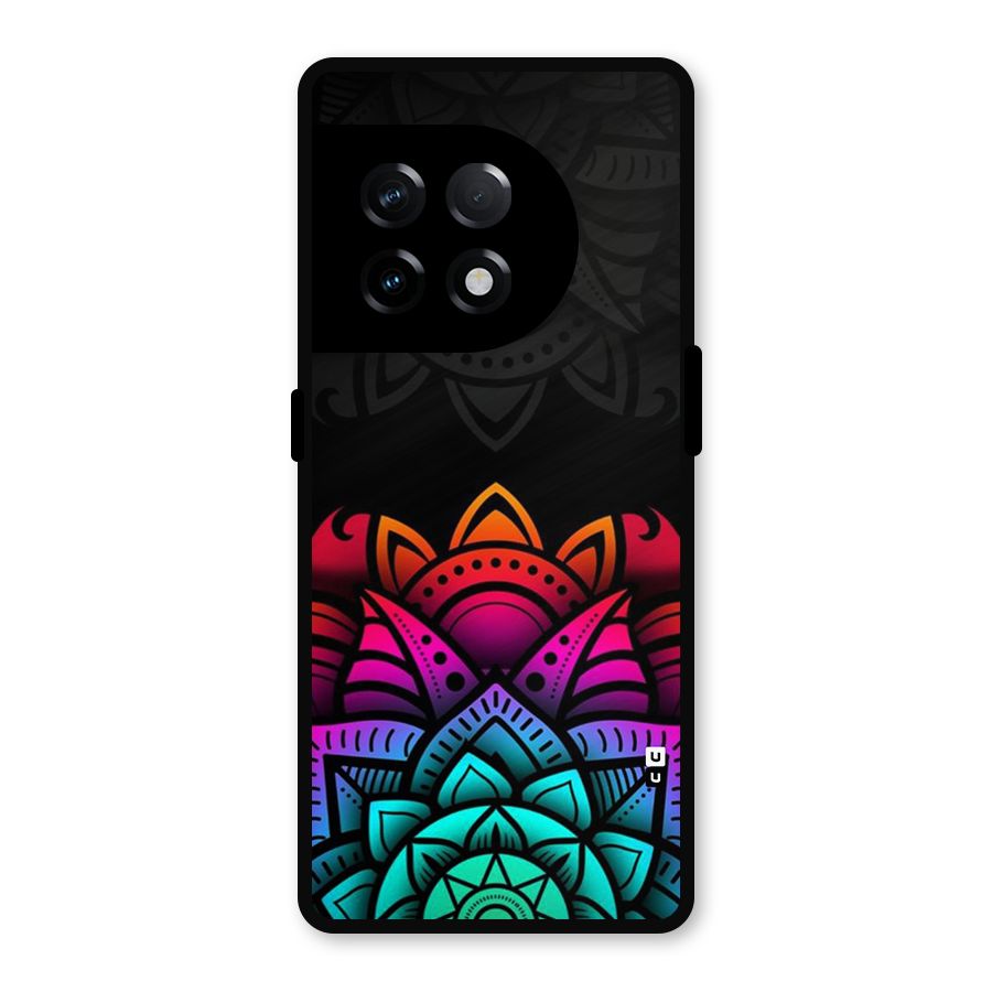 Wonderful Floral Metal Back Case for OnePlus 11R