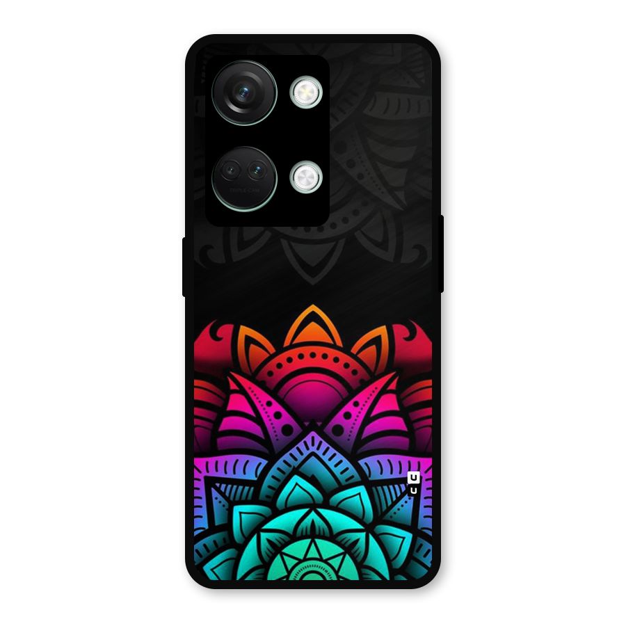 Wonderful Floral Metal Back Case for OnePlus Nord 3