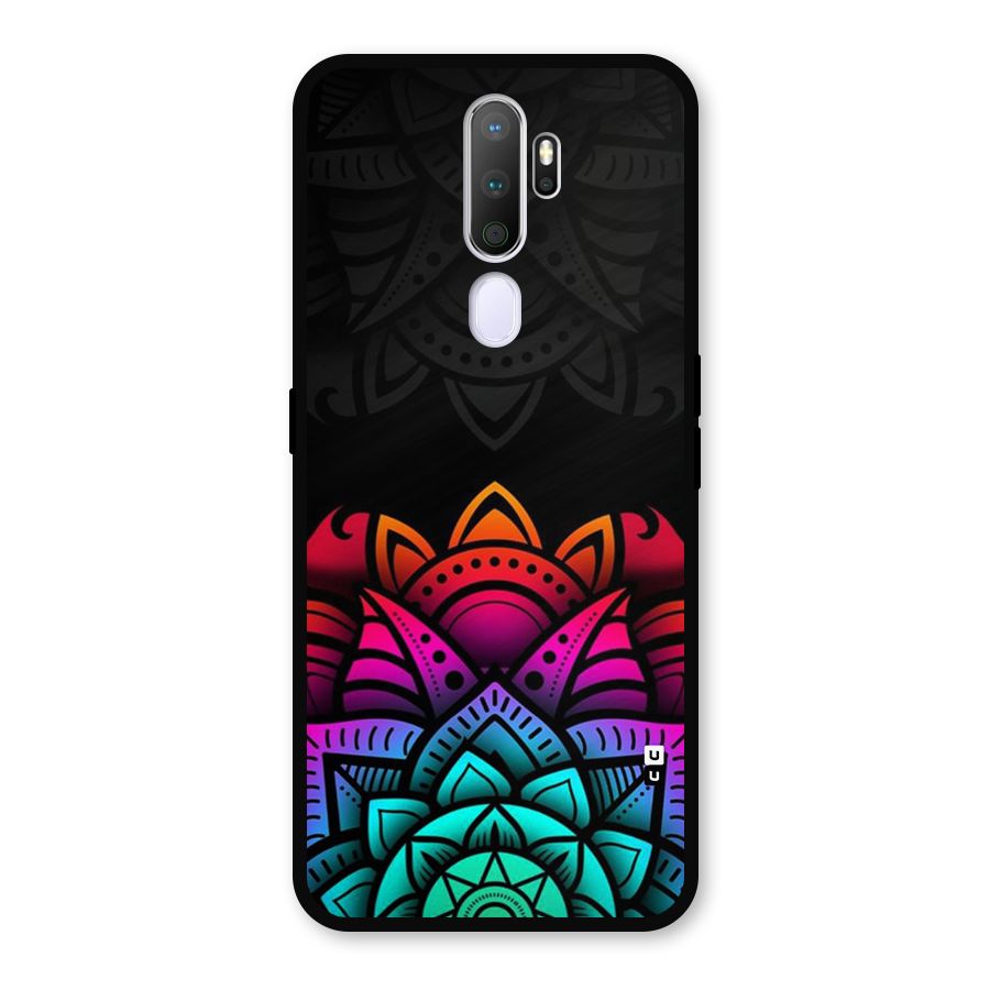 Wonderful Floral Metal Back Case for Oppo A5 (2020)