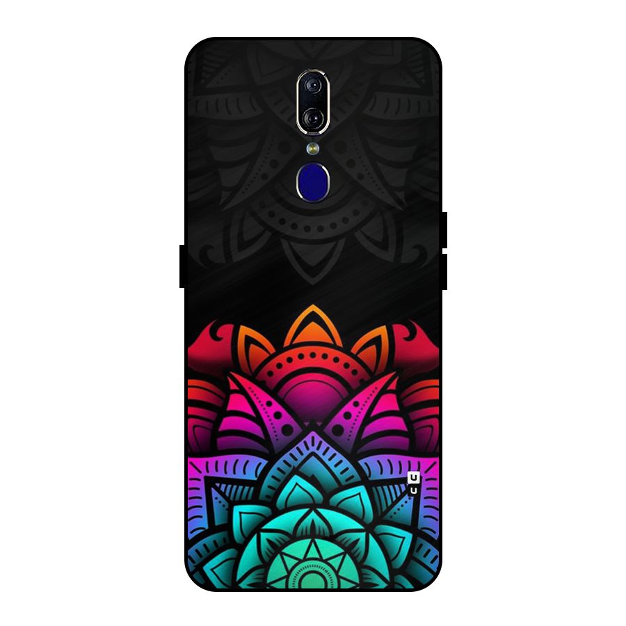 Wonderful Floral Metal Back Case for Oppo F11