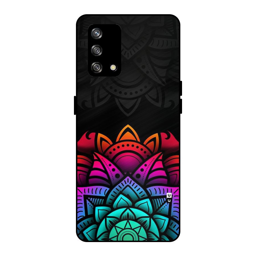 Wonderful Floral Metal Back Case for Oppo F19