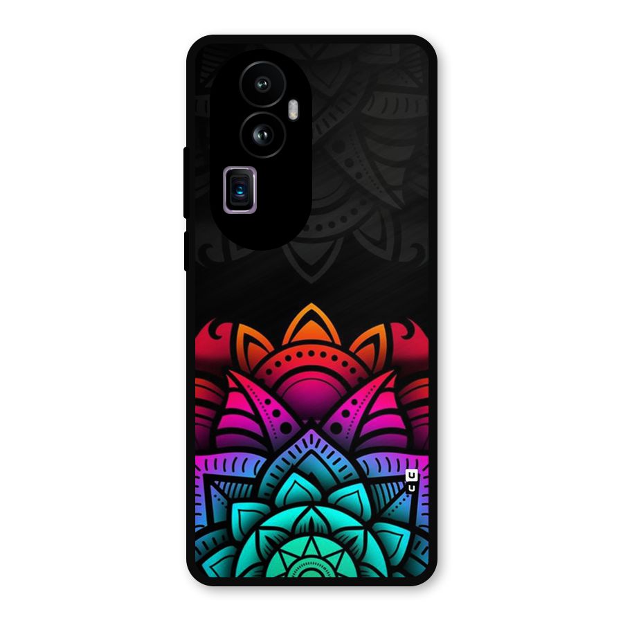 Wonderful Floral Metal Back Case for Oppo Reno10 Pro Plus