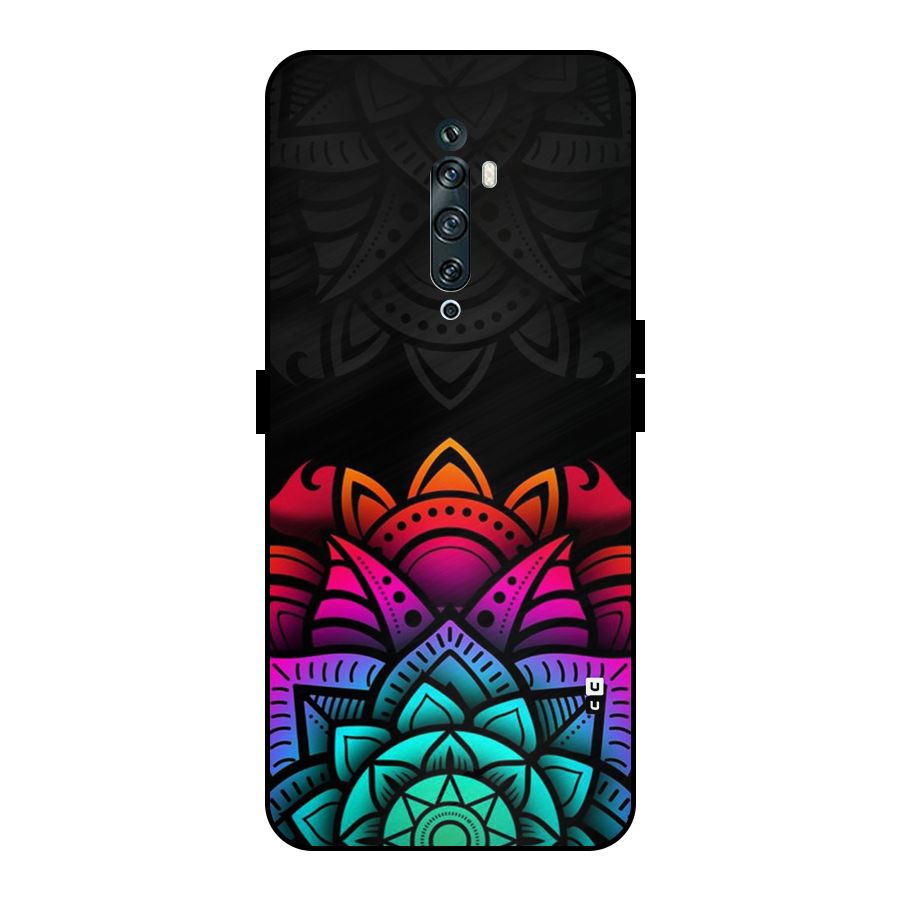 Wonderful Floral Metal Back Case for Oppo Reno2 F
