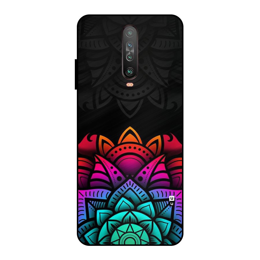Wonderful Floral Metal Back Case for Poco X2