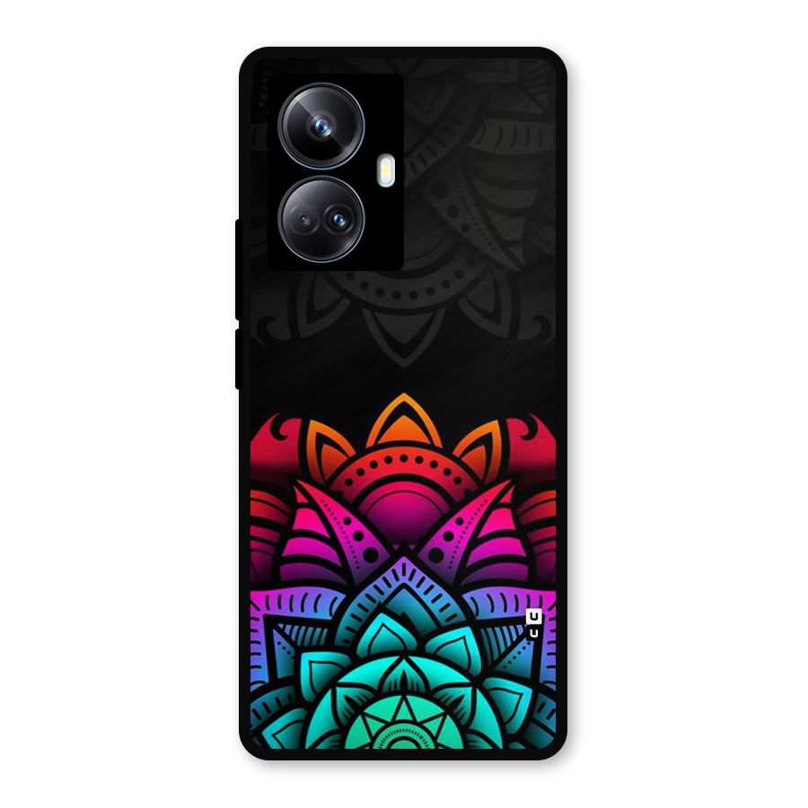 Wonderful Floral Metal Back Case for Realme 10 Pro Plus