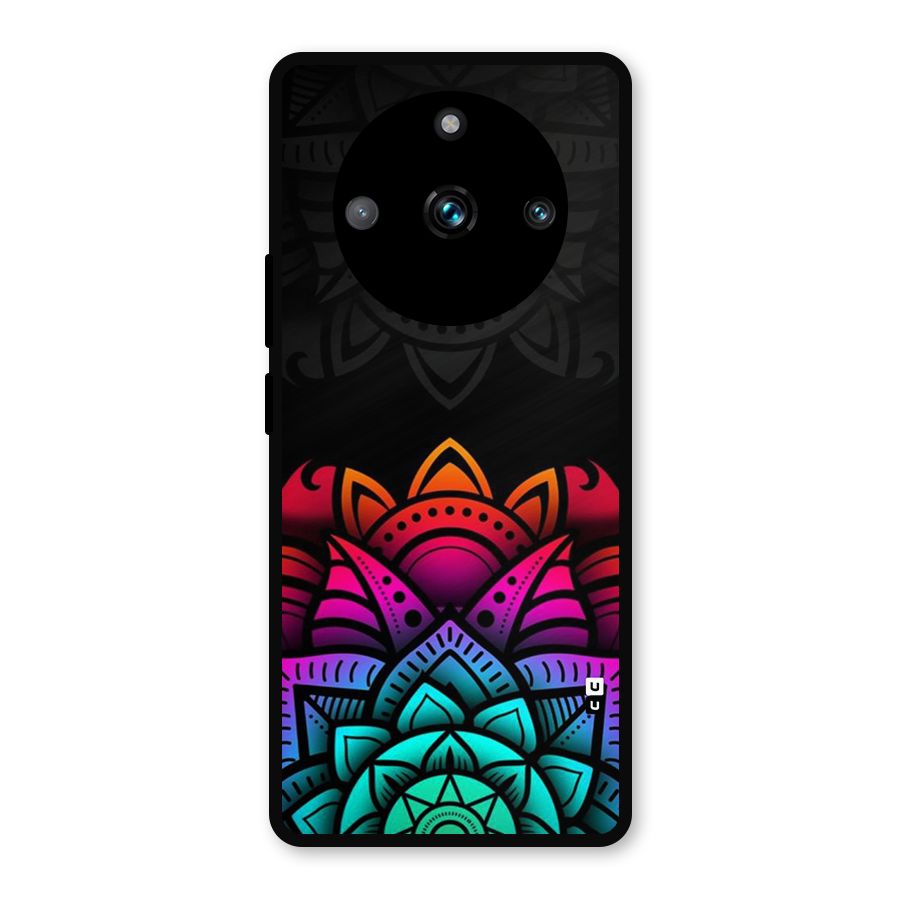 Wonderful Floral Metal Back Case for Realme 11 Pro Plus