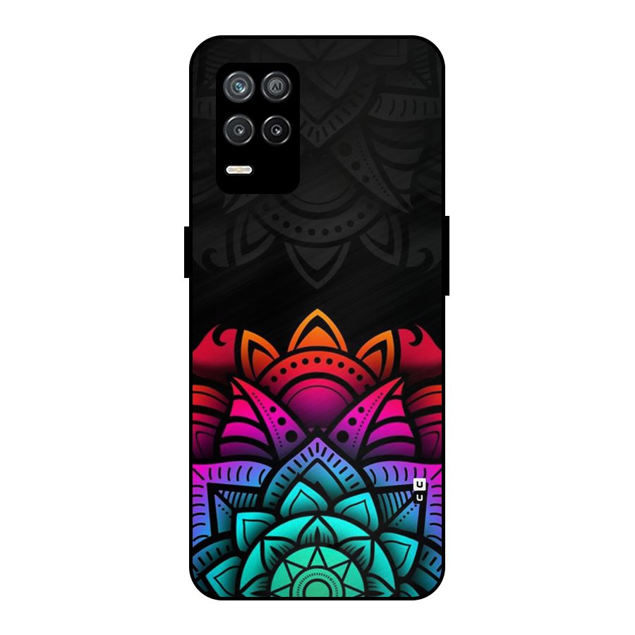 Wonderful Floral Metal Back Case for Realme 8 5G