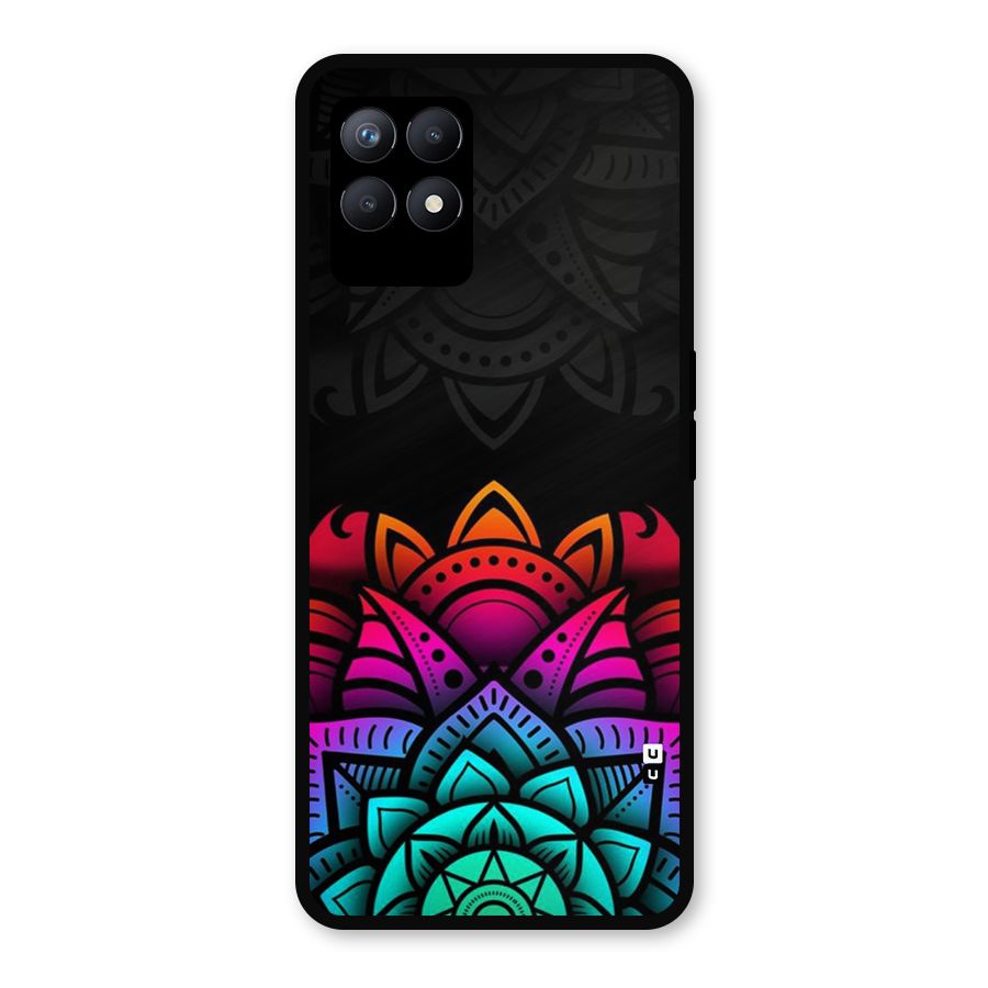 Wonderful Floral Metal Back Case for Realme 8i
