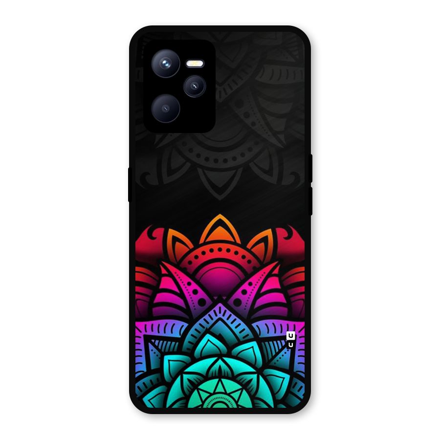 Wonderful Floral Metal Back Case for Realme C35