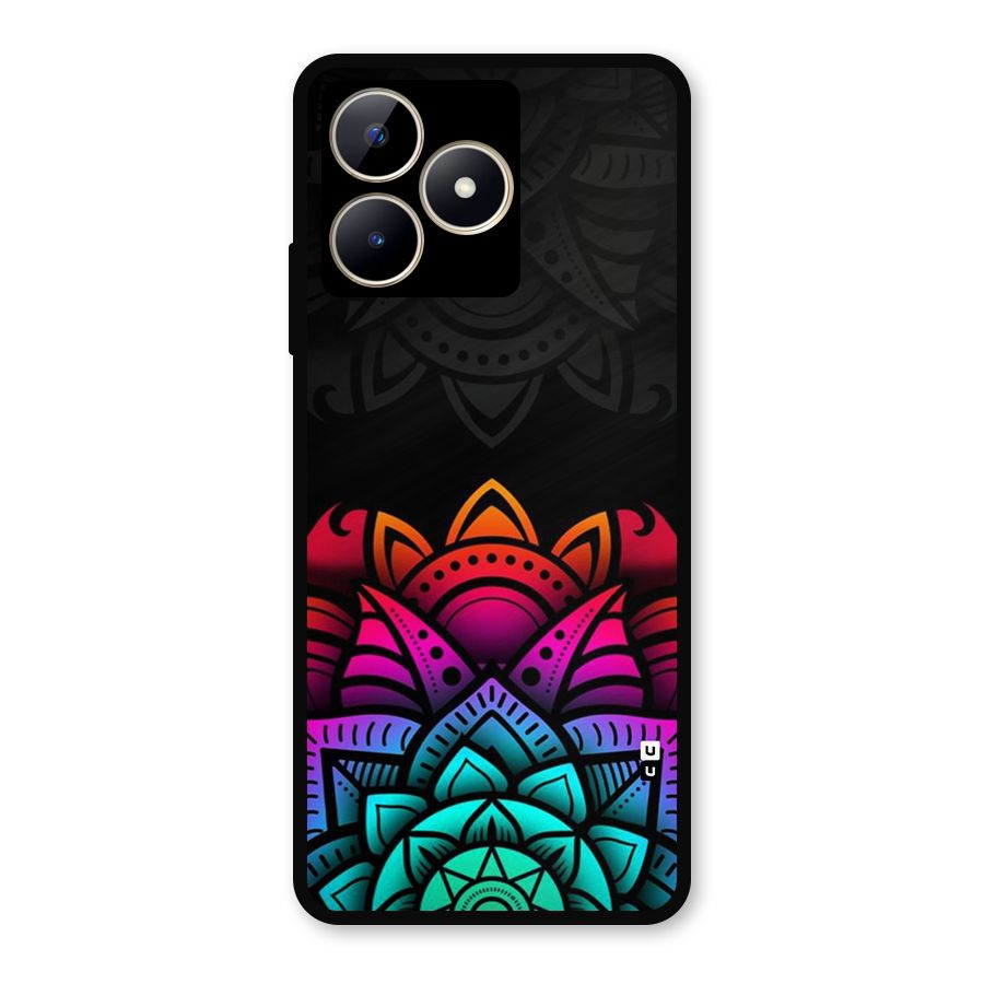 Wonderful Floral Metal Back Case for Realme C53