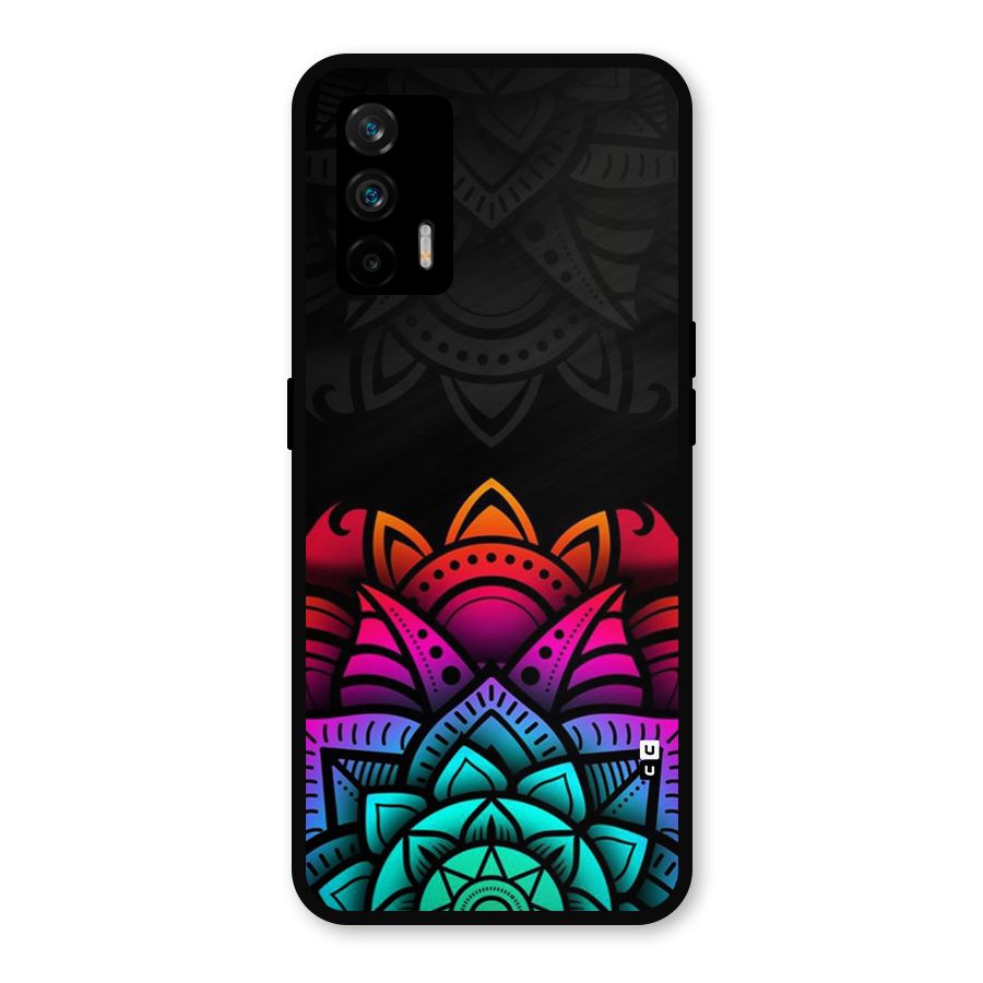 Wonderful Floral Metal Back Case for Realme GT 5G